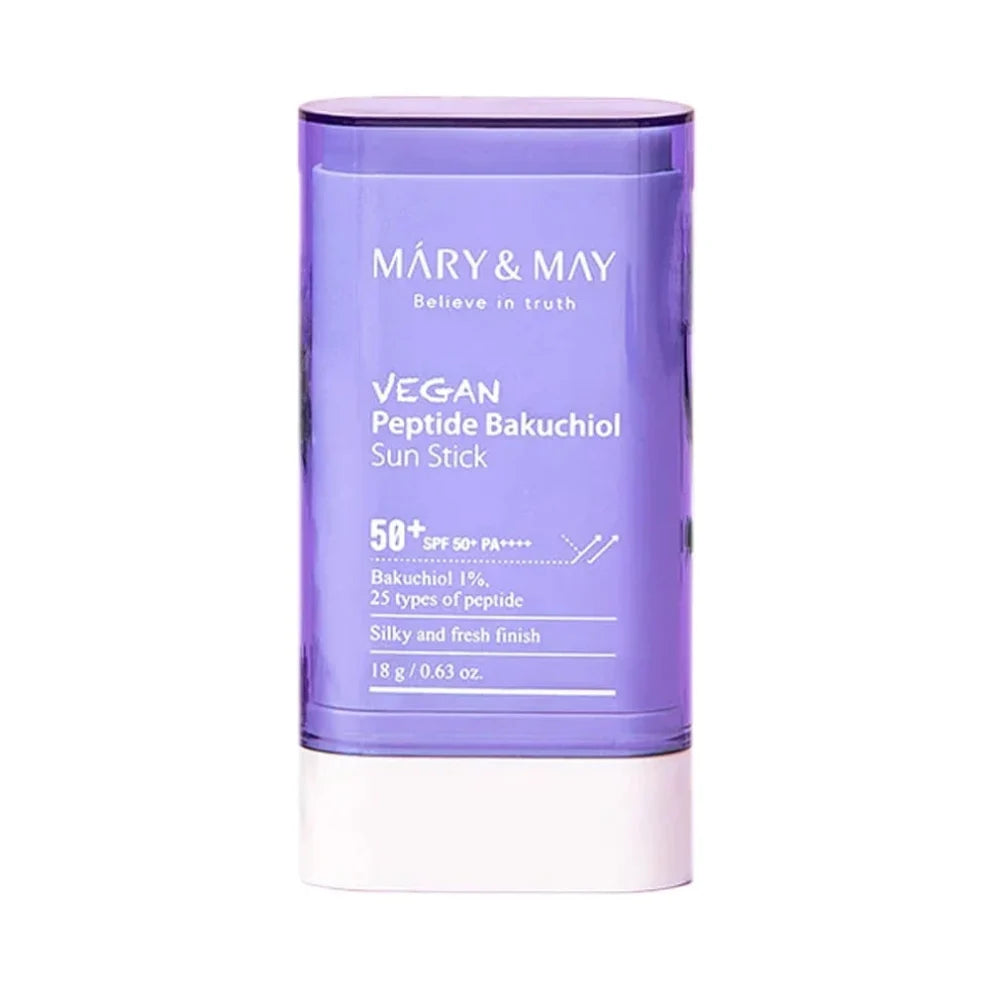 Mary & May – Vegan Peptide Bakuchiol Sun Stick SPF50+ PA++++, 18g